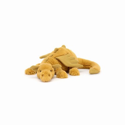 Jellycat Golden Dragon USA | 05371NDSQ